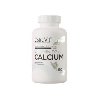 OSTROVIT Vitamin D3 + K2 + Calcium, 90 Tabletės