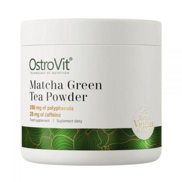 OSTROVIT žaliosios arbatos lapų milteliai MATCHA GREEN TEA POWDER, 100 g