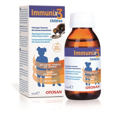 OTOSAN IMMUNIX3 CHILDREN, vaikams nuo ., 150 ml, 1 m