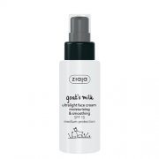 Ožkų pieno itin lengvas drėkinantis ir glotninantis veido kremas ZIAJA, SPF 15, 50 ml