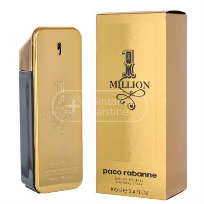 PACO RABANNE 1 MILLION EDT, Tualetinis vanduo vyrams, 100 ml