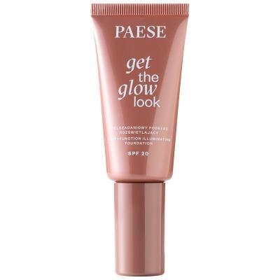 PAESE "GET THE GLOW LOOK" Daugiafunkcinis švytėjimą suteikiantis makiažo pagrindas (3N WARM BEIGE)