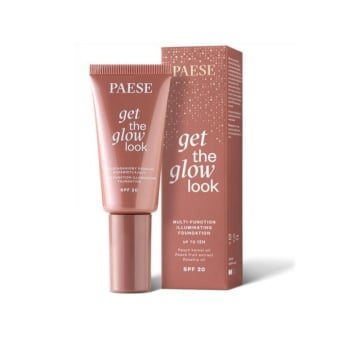 PAESE, GET THE GLOW LOOK, makiažo pagr., 4W medium beige, 30 ml