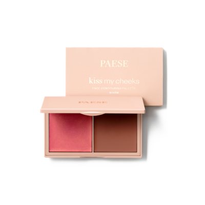 PAESE KISS MY CHEEKS kreminė kontūravimo paletė 01 WARM, 15 g