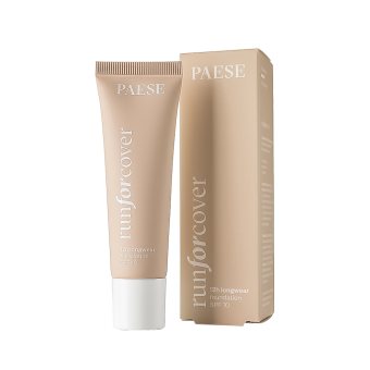 PAESE kreminė pudra RUN FOR COVER, SPF 10, spalva 50, 30 ml
