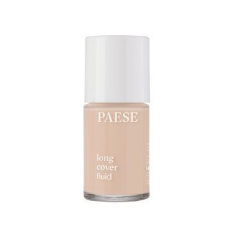 PAESE Long Cover Fluid Liquid ilgai dengiantis skystas makiažo pagrindas, 0 spalva, 30 ml
