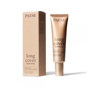 PAESE, LONG COVER. švyt. suteik. makiažo pagr, 1.5 W, 30 ml