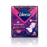 Paketai „LIBRESSE Goodnight Ultra X-large“, 8 vnt