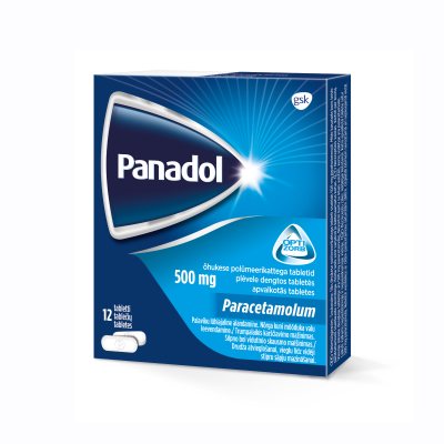 Panadol optizorb 500 mg plėvele dengtos tabletės N12