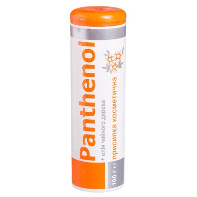 PANTENOL, pudra vaikams su arbatmedžiu, 100 g