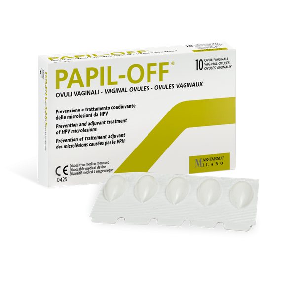 PAPIL-OFF makšties ovulės, 10 vnt
