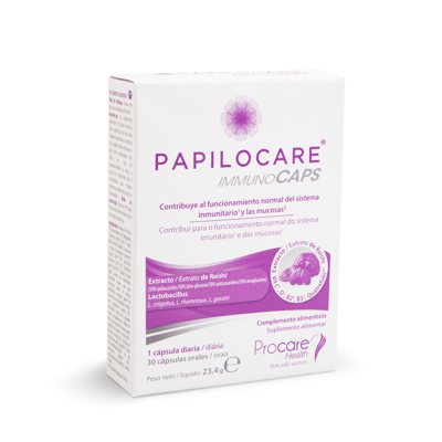 PAPILOCARE IMMUNOCAPS, 30 kapsulių