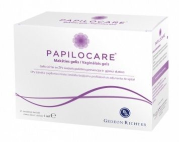 PAPILOCARE makšties gelis N21, 5 ml