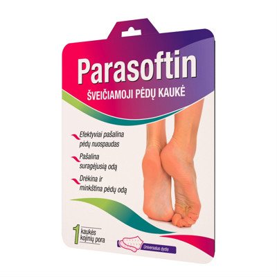 PARASOFTIN, šveičiamoji kaukė-kojinė, pora, 40 ml
