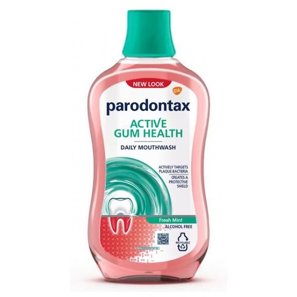 PARODONTAX burnos skalavimo skystis ACTIVE GUM HEALTH, 500 ml