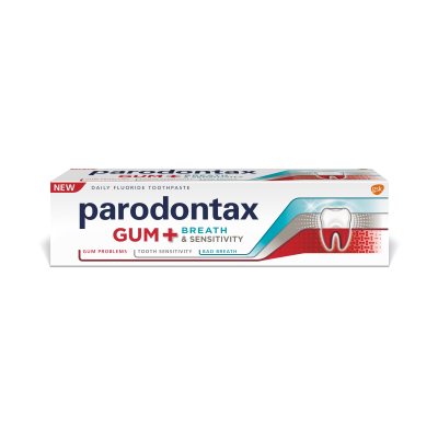 PARODONTAX dantų pasta GUM SENSITIVITY AND BREATH, 75 ml