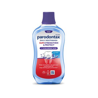 PARODONTAX GUM STRENGTHEN & PROTECT, skalavimo skystis, 500 ml