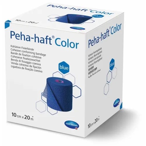 PEHA-HAFT COLOR tvarstis, x 20m, mėlynas, 1 vnt., 10 cm