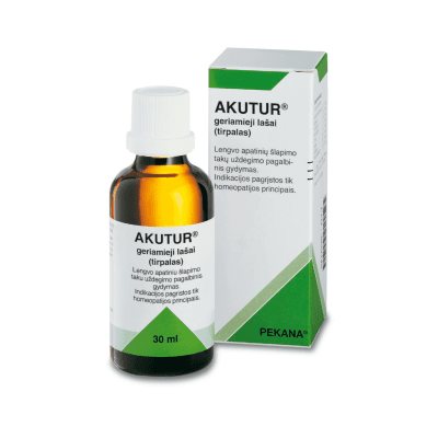PEKANA AKUTUR geriamieji lašai (tirpalas), 30 ml
