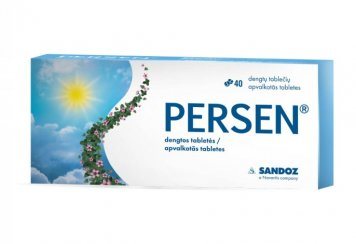 PERSEN dengtos tabletės N40
