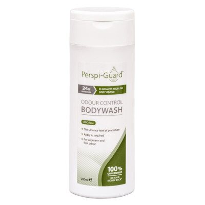 PERSPI GUARD BODY WASH, antibakterinis prausiklis nuo nemalonaus prakaito kvapo, 200 ml
