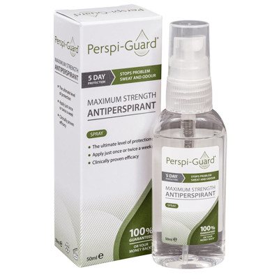 PERSPI GUARD, purškiamas antiperspirantas (5 d. apsauga nuo prakaitavimo), 50 ml