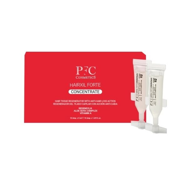 PFC koncentratas slenkantiems plaukams HAIRXIL FORTE, x 5 ml, 10 vnt
