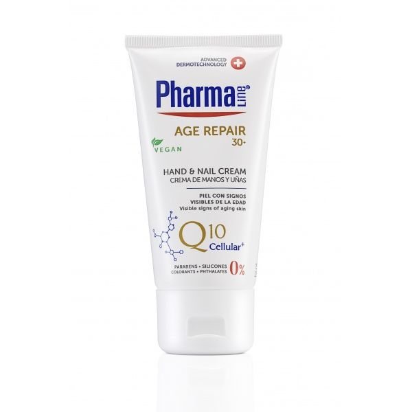 PHARMA LINE rankų ir nagų kremas AGE REPAIR 30+, 75 ml