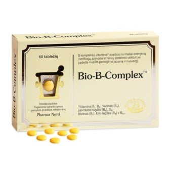 PHARMA NORD Bio-B-Complex, 60 tablečių