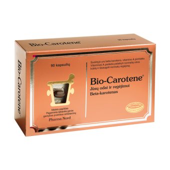 PHARMA NORD BIO-CAROTENE, 90 kapsulių