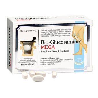 PHARMA NORD Bio-Glucosamine MEGA, 60 tablečių