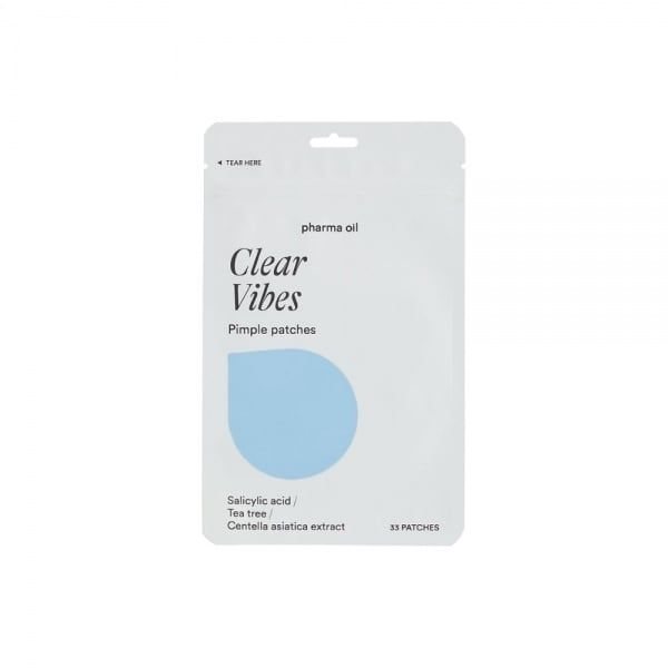 PHARMA OIL pleistrai spuogams CLEAR VIBES, 33 vnt