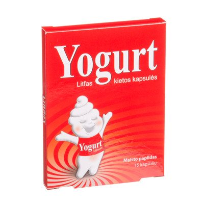 PHARMA SCIENCE YOGURT LITFAS, 15 kietųjų kapsulių