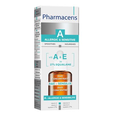 PHARMACERIS A A&E-SENSILIX, drėkinamasis serumas, 30 ml