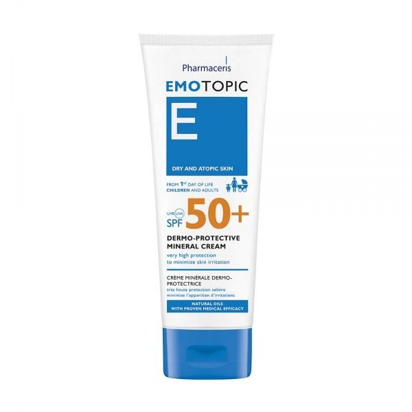 PHARMACERIS apsauginis mineralinis kremas E EMOTOPIC, SPF50, 75 ml