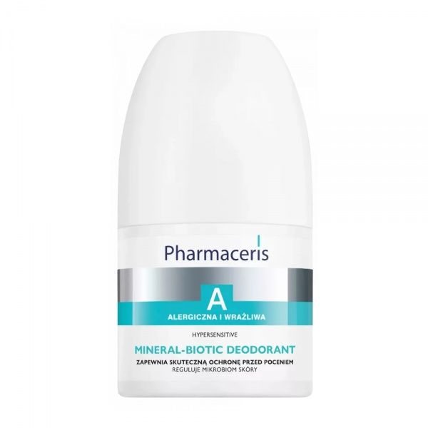 PHARMACERIS dezodorantas jautriai odai A MINERAL BIOTIC, 50 ml