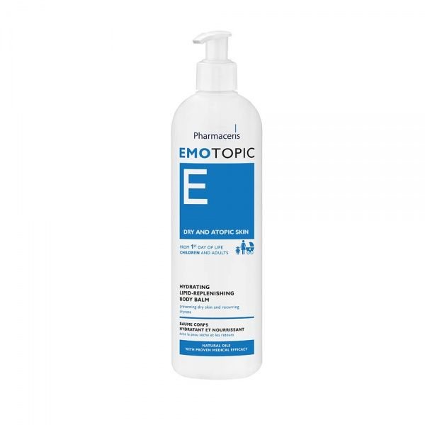 PHARMACERIS Emotopic, drėkinamasis kūno balzamas, 400 ml