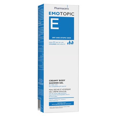 PHARMACERIS EMOTOPIC, kreminis dušo gelis, 400 ml