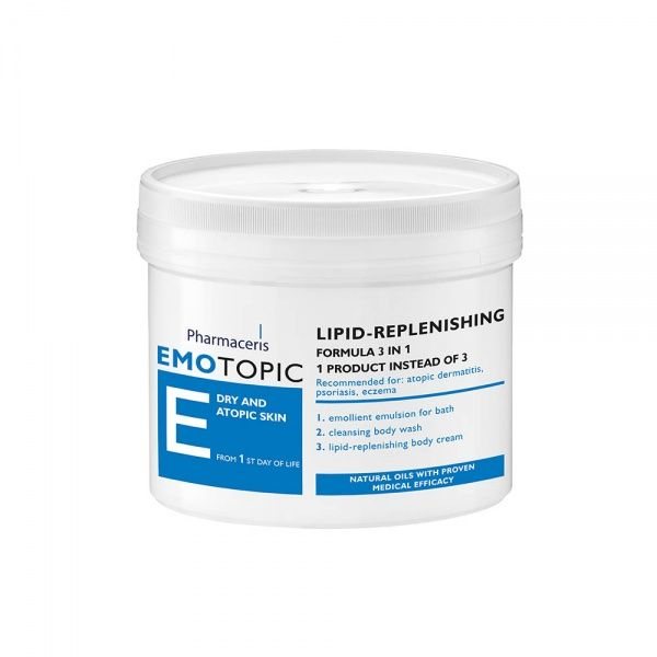 PHARMACERIS emulsija E EMOTOPIC, 500 ml