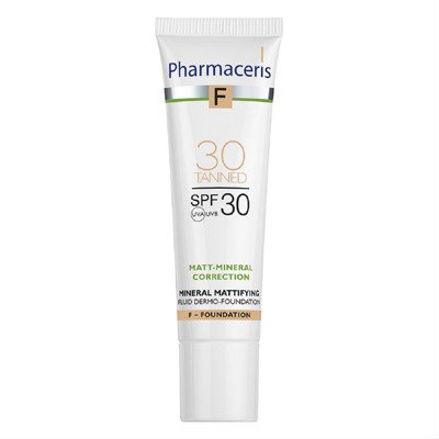 PHARMACERIS F MATTIFYING, matinė mineralinė pudra nr.3, SPF30, 30 ml