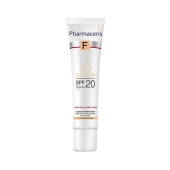 PHARMACERIS F pudra CAPILLAR CORRECTIVE, SPF20, Nr. 10, 30 ml