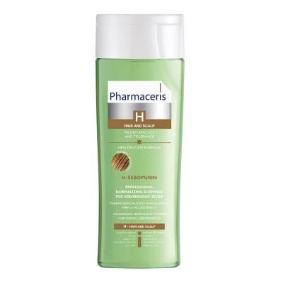 PHARMACERIS H, SEBOPURIN šampūnas riebiems plaukams ir odai, linkusiai į sudirgimus, 250 ml