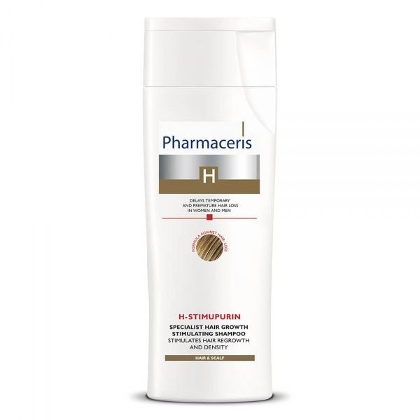 PHARMACERIS H, STIMUPURIN šampūnas plaukams, linkusiems slinkti, 250 ml
