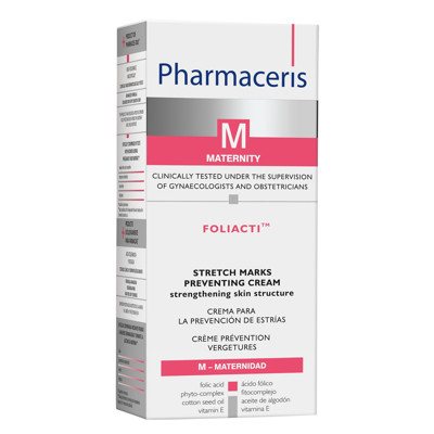 PHARMACERIS M FOLIACTI, kremas nuo strijų, 150 ml