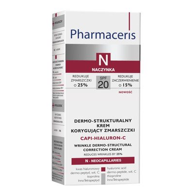PHARMACERIS N CAPI HIALURON C, kremas nuo raukšlių, SPF20, 50 ml