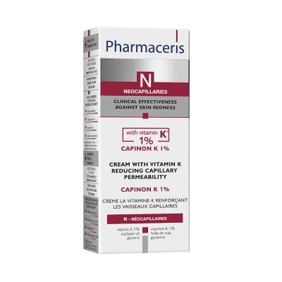 PHARMACERIS N CAPINON K kapiliarus stiprinantis kremas, 30 ml