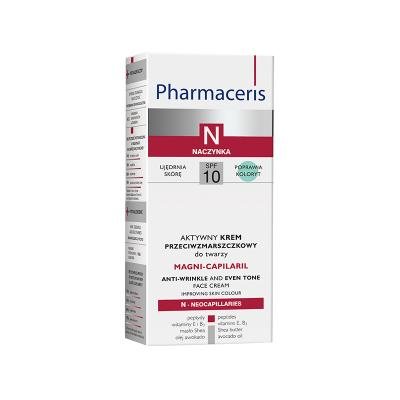 PHARMACERIS N, MAGNI CAPILARIL stangrinamasis kremas, SPF10, 50 ml