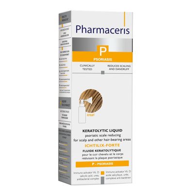 PHARMACERIS P ICHTILIX FORTE, keratolinis purškiklis, 125 ml