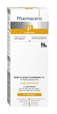 PHARMACERIS P PURI ICHTILIUM kūno ir galvos gelis, 250 ml