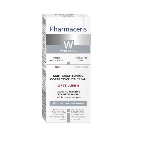 PHARMACERIS paakių kremas W OPTI LUMIN, 15 ml
